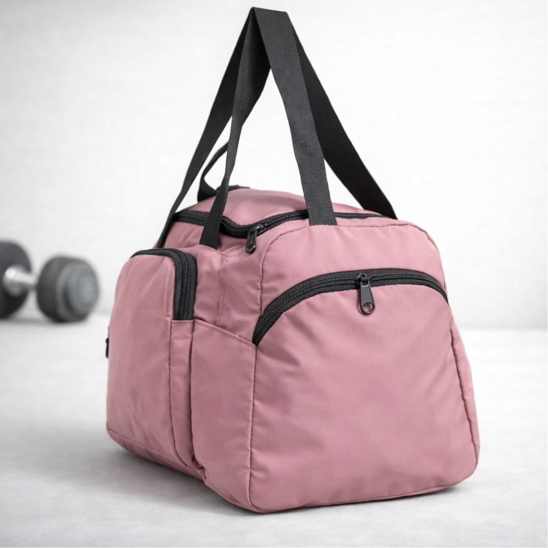  حقيبة النادي نسيج مقاوم للماء، بجيب أحذية مخفي مع حزام كتف مبطن وقابل للتعديل 